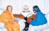 Pramukh Swami Maharaj with Dr. APJ Abdul Kalam